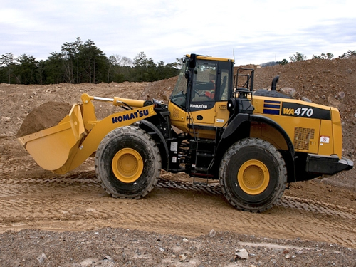 Особенности нового погрузчика Komatsu-WA470-8