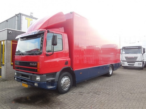 Параметры крупногабаритных моделей daf cf