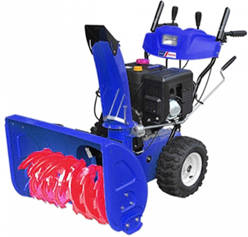 Технические характеристики колесного снегоуборщика  MasterYard MX 18528LE