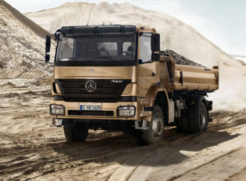 Обзор и технические характеристики популярных серий самосвалов mercedes 