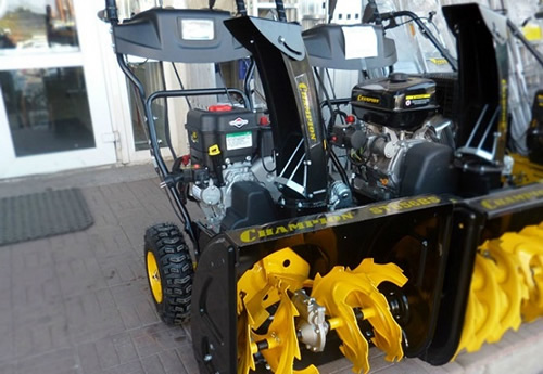 Обзор снегоротора очистителя Champion ST656