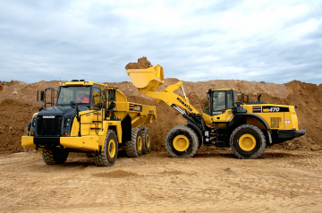 Обзор нового фронтального погрузчика WA470-8 от Komatsu