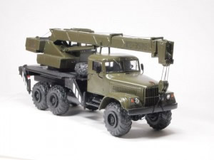 автомобильный кран на шасси КрАЗ-255
