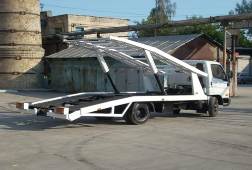 Параметры эвакуатора Hyundai HD 78 с двухместной платформой