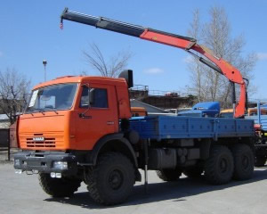 кран-манипулятор на базе КамАЗ-43118