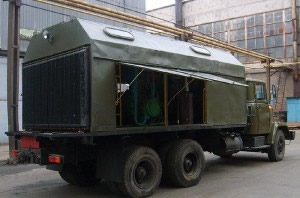 компрессорная станция на базе КрАЗ-250