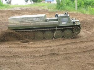 тест-драйв снегоболотохода ГАЗ-34039